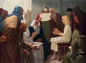 Jezus in de Tempel